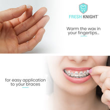 Load image into Gallery viewer, Premium Braces Wax- 10 pack with FREE storage case.
