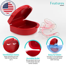 Load image into Gallery viewer, 2 Pack: Ferrari Red Retainer Case