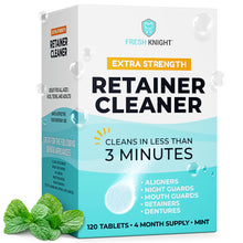Load image into Gallery viewer, Retainer &amp; Denture Cleaner (120 Tablets)