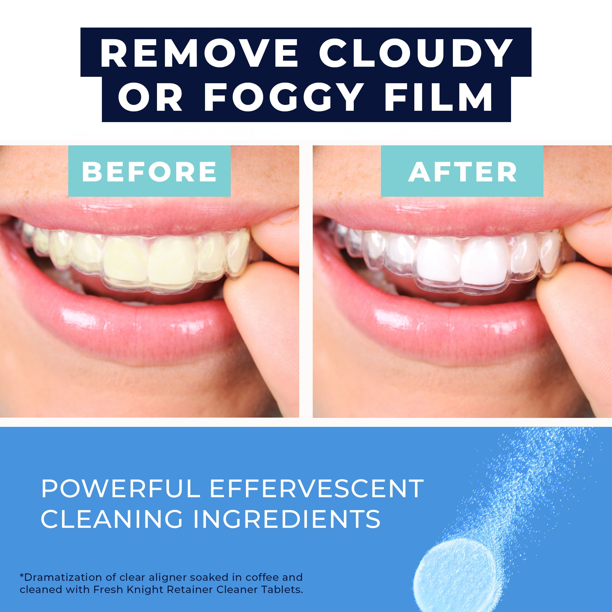 herb grinder cleaning with denture tablets before after