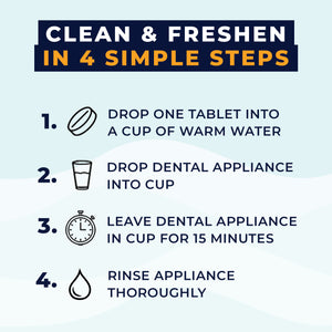 Retainer & Denture Cleaner (120 Tablets)