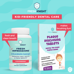 Fresh Impressions - Strawberry Oral Probiotic Lozenges for Kids