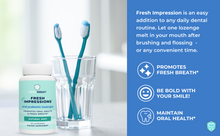 Load image into Gallery viewer, Fresh Impressions - Mint Oral Probiotic Lozenges