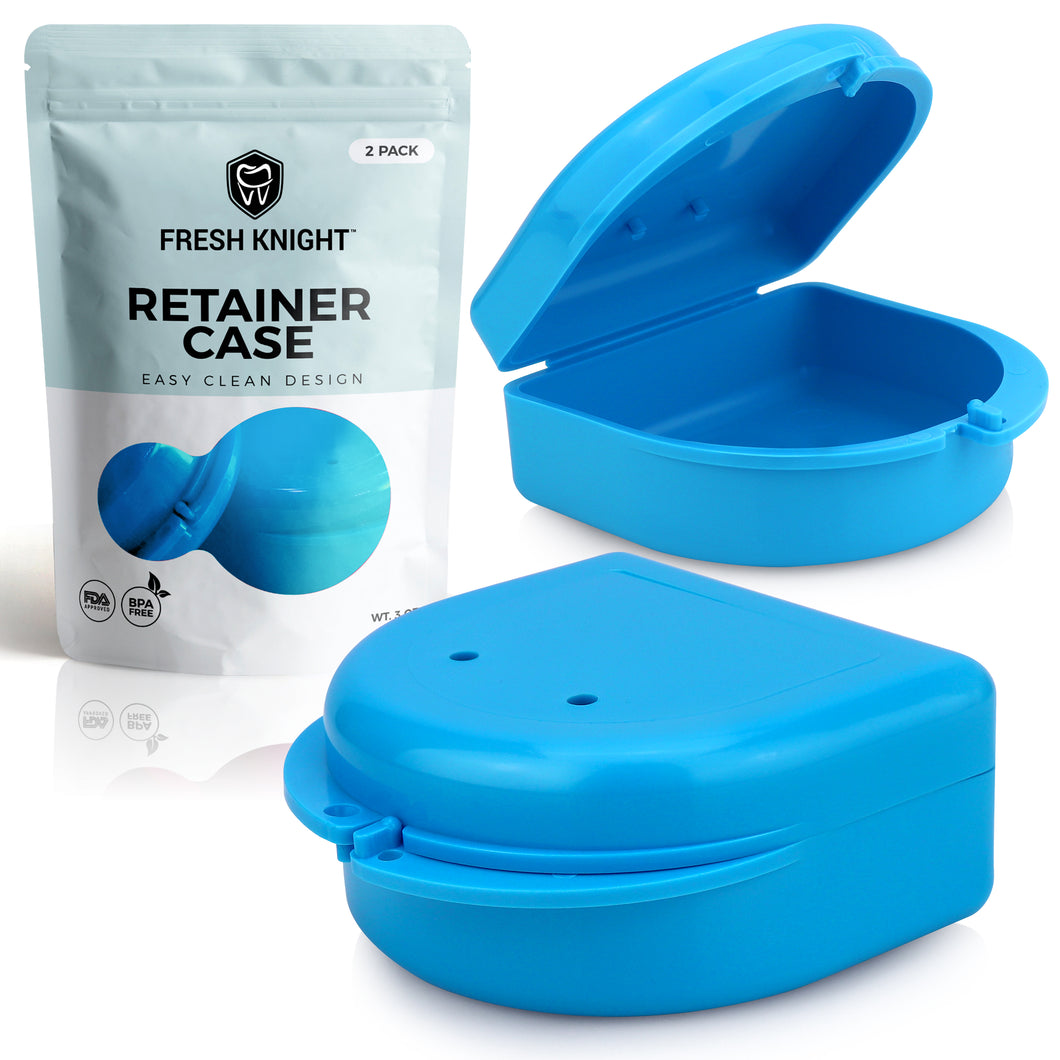 2 Pack: Sky Blue Retainer Case